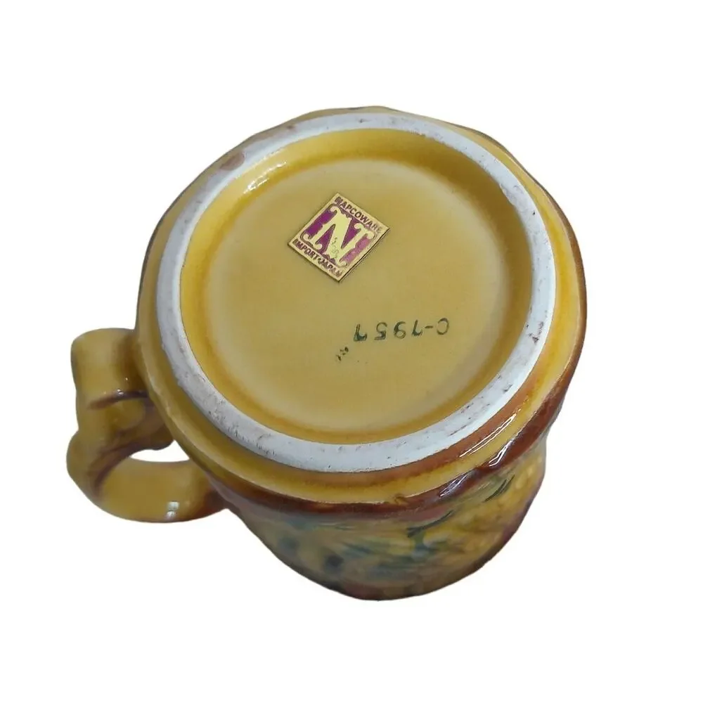 Vtg Napco Thanksgiving Turkey Coffee Pot Set Japan Harvest Ceramic Mugs Creamer
